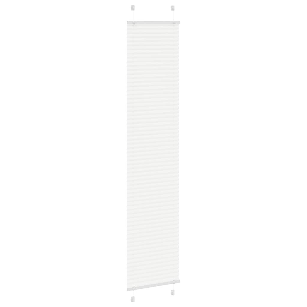 Vidaxl plissé rolgordijn 50x200 cm stofbreedte 49,4 cm polyester wit