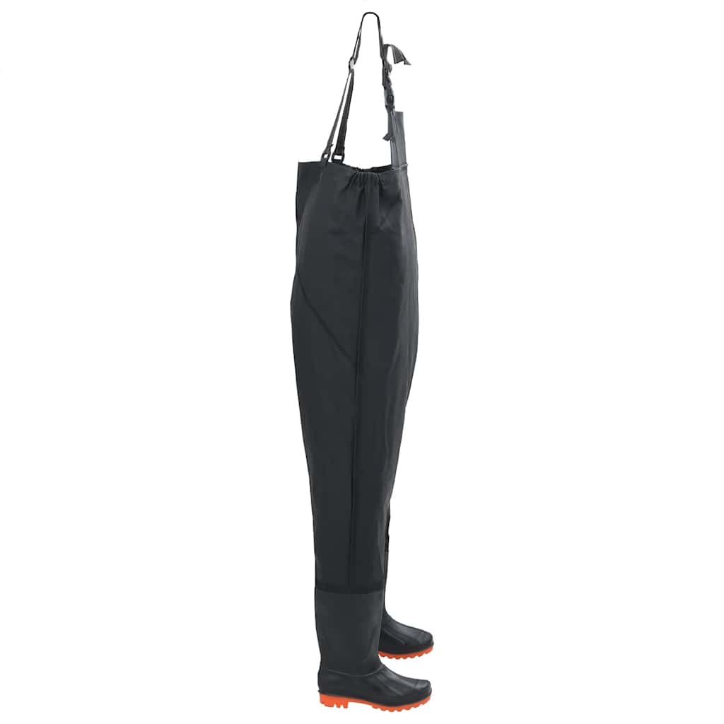 Vidaxl Waadpak con botas Tamaño 38 Negro