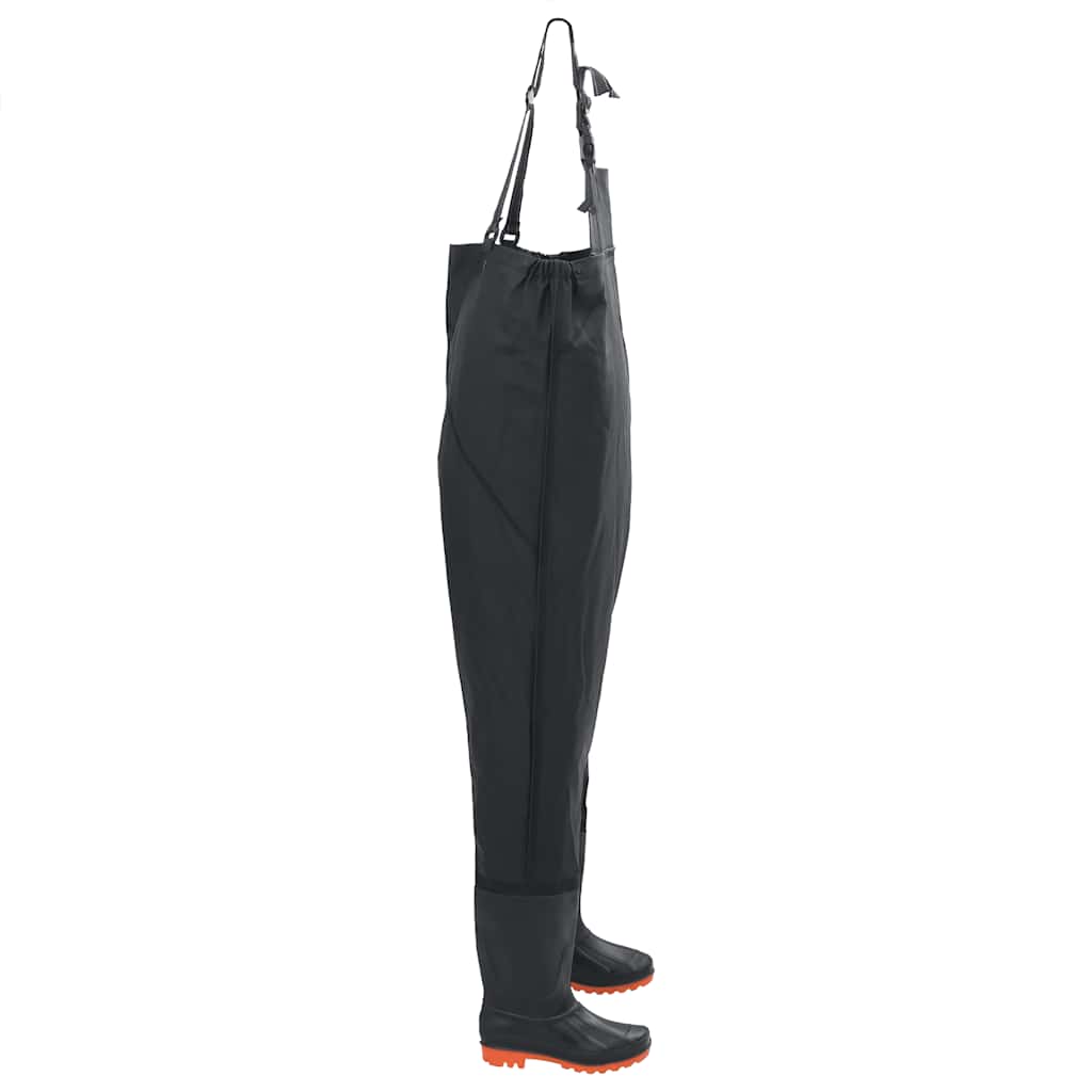 Vidaxl waadpak con botas tamaño 43 negro