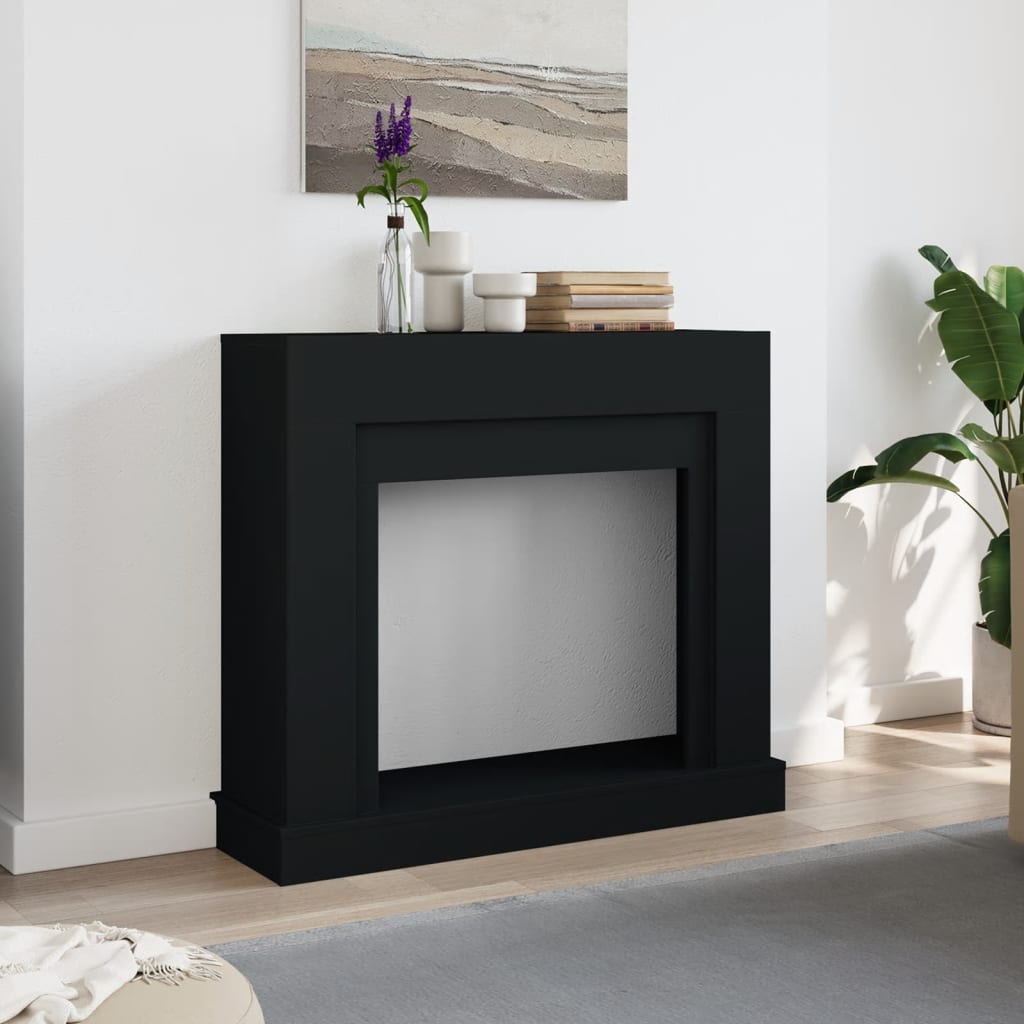 Marco de chimenea Vidaxx 100x30x87,5 cm madera procesada negro