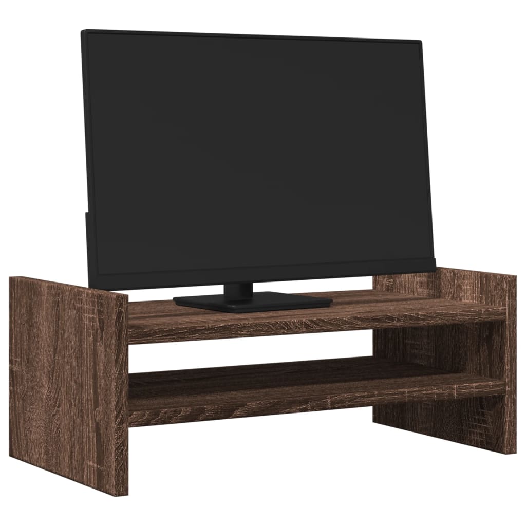 VIDAXL Monitor Standard 50x27x20 cm Oak marrone trasformata colorato