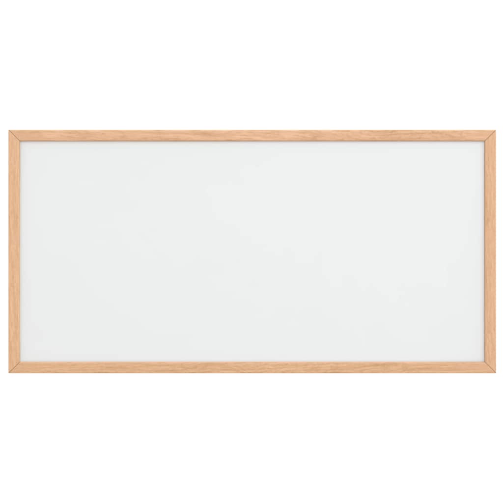 Pizarra blanca magnética vidaxx con marco de madera maciza de pino 60x30 cm