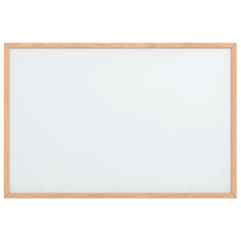 Pizarra blanca magnética vidaxx con marco de madera maciza de pino 60x40 cm