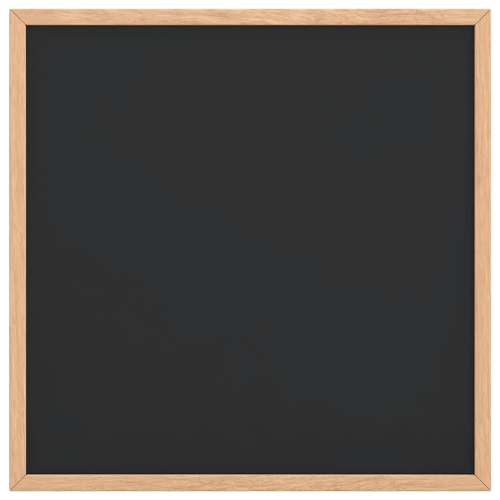 Pizarra vidaxx con estructura de madera maciza de pino 40x40 cm negro