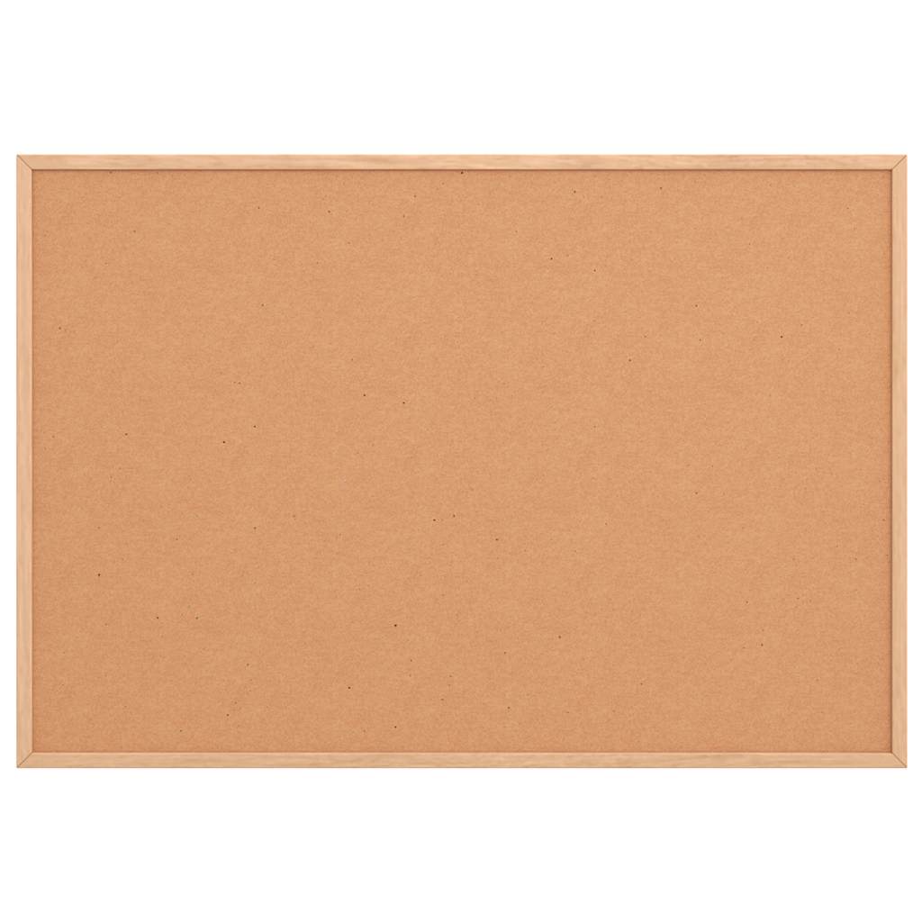 Tablero de corcho Vidaxx con estructura de madera maciza de pino 80x55 cm