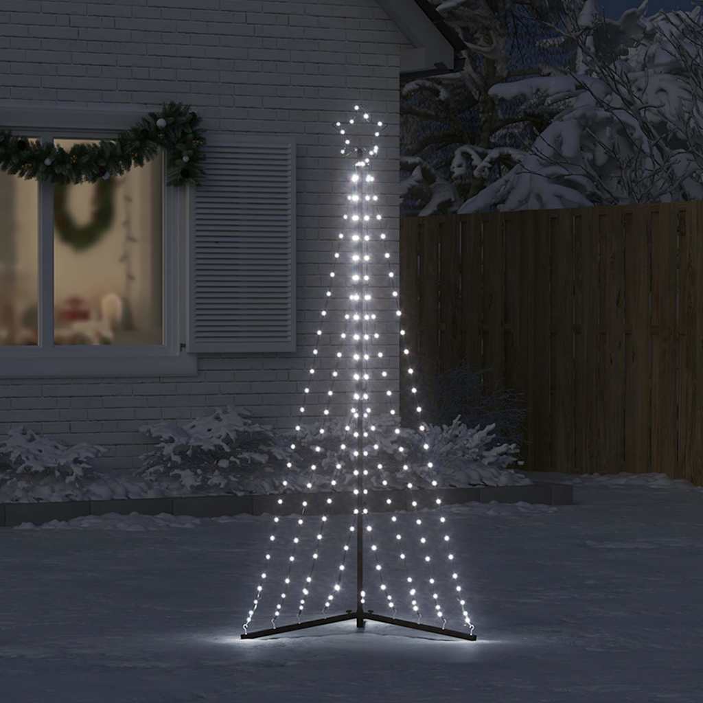 Vidaxl LED Tree di Natale 339 LED Creddo bianco 187 cm