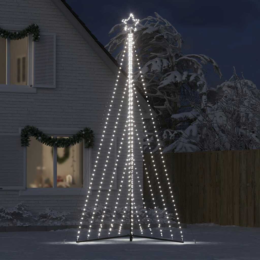 Vidaxl LED Tree di Natale 570 LED BIANCO CREDDO 399 cm