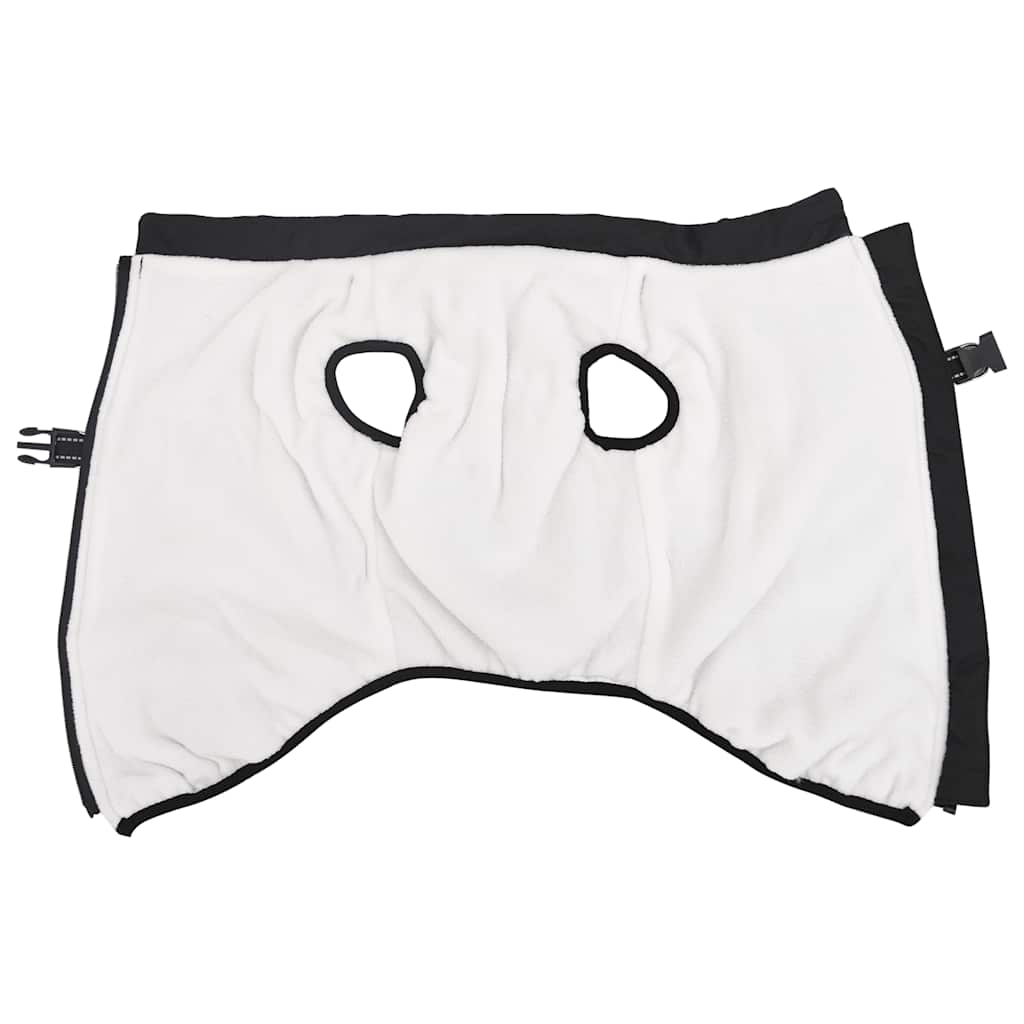 Abrigo para perros VidaXL con arnés impermeable reflectante negro l48