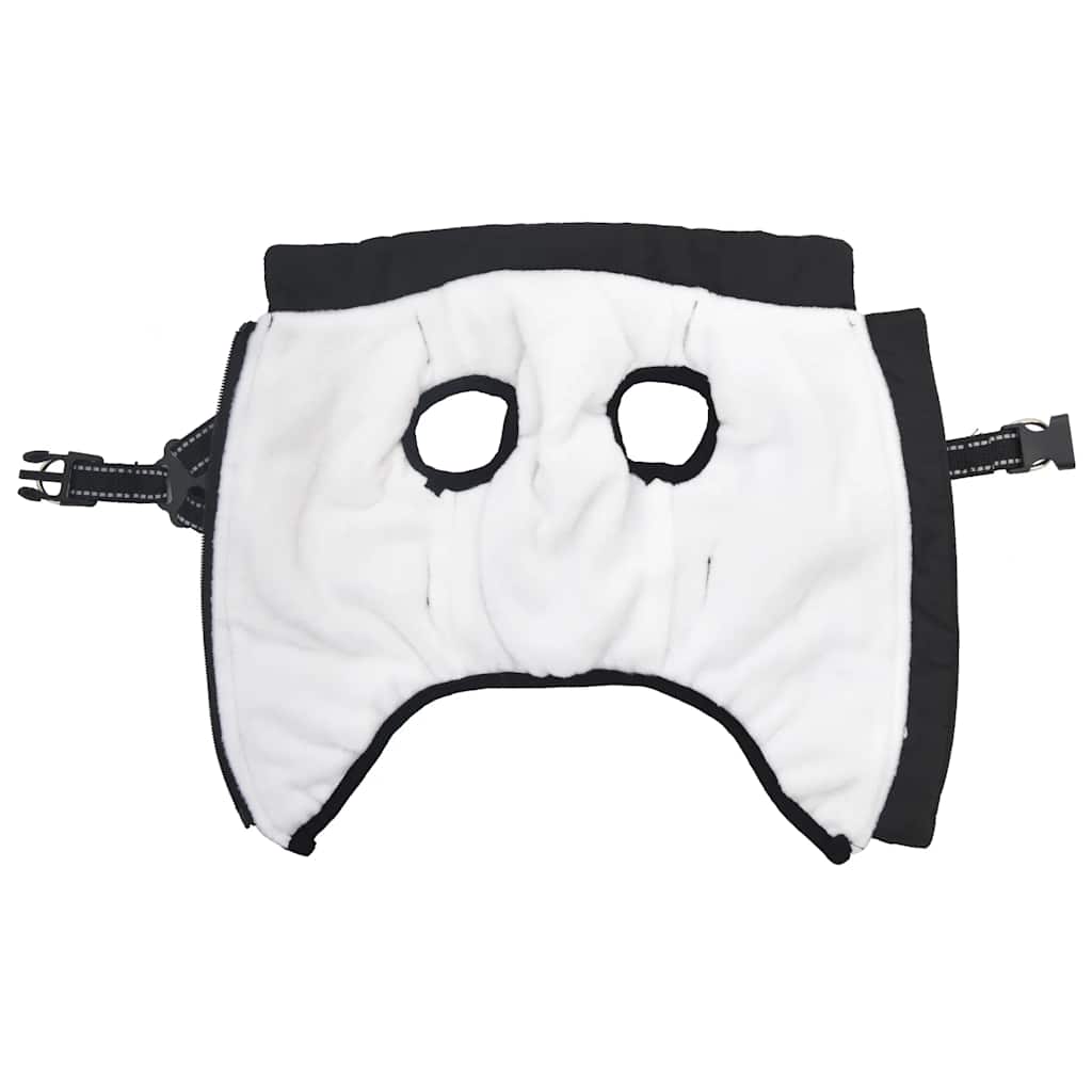 Giacca per cani Vidaxl con armatura Black riflettente impermeabile XL