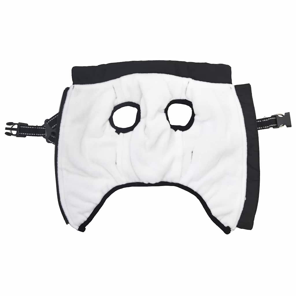 Vidaxl Cailla para perros con armadura impermeable Black 2xl