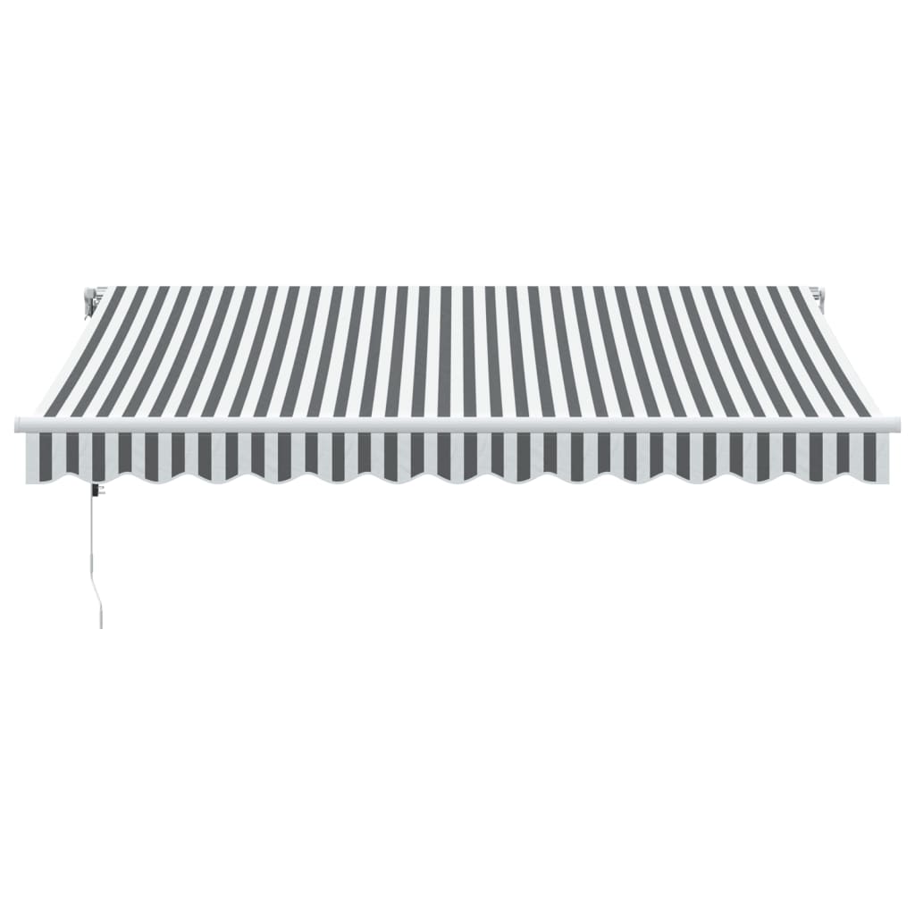 Tenda Vidaxx estensibile automaticamente 350x250 cm colore antracite e bianco