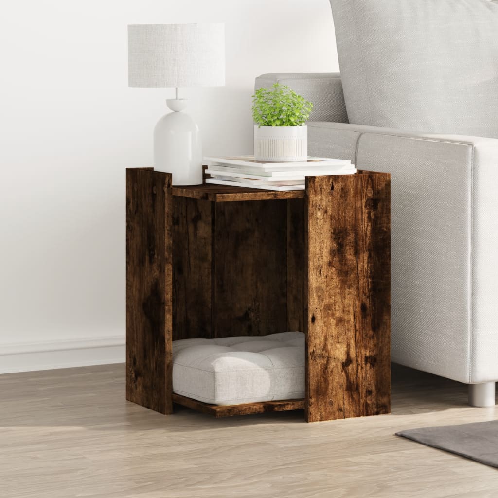 Vidaxl Cattenbakkast 42x42x51 cm Oak fumato in legno trasformato