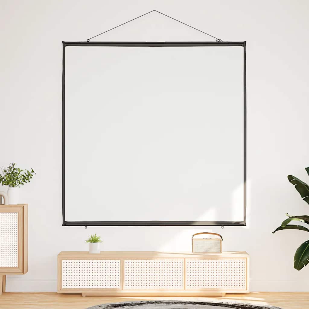 Vidaxl Schermata di proiezione muro appeso 81 pollici 1: 1
