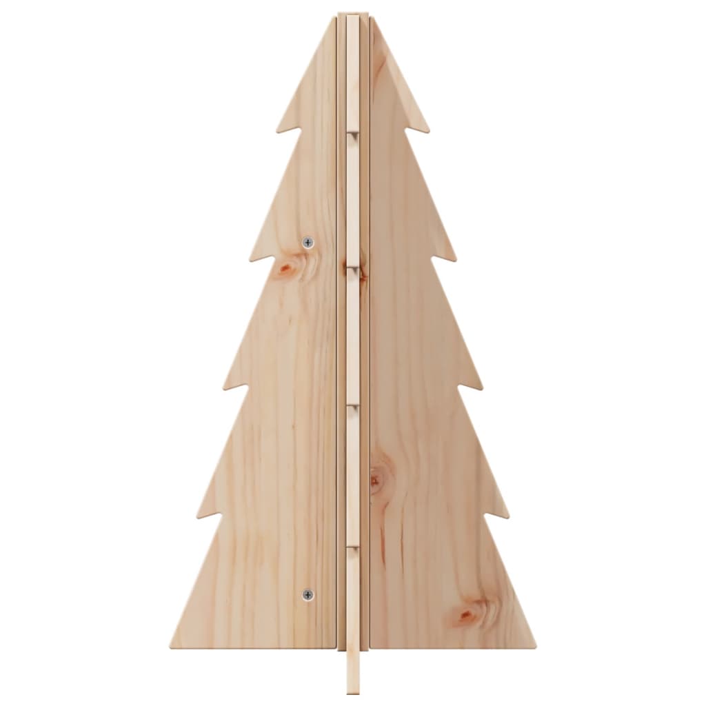 Vidaxl Decoración de Navidad Árbol de Navidad 69.5 cm Pino sólido