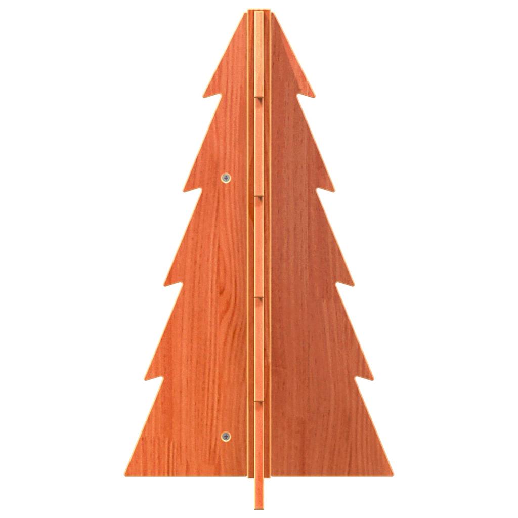 Vidaxl Decorazione natalizia albero di Natale 69,5 cm Pinna solida marrone