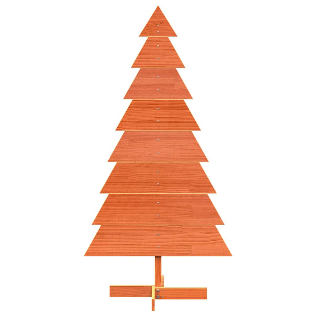 Vidaxl Decoración de Navidad Árbol de Navidad 150 cm Pino sólido Brown