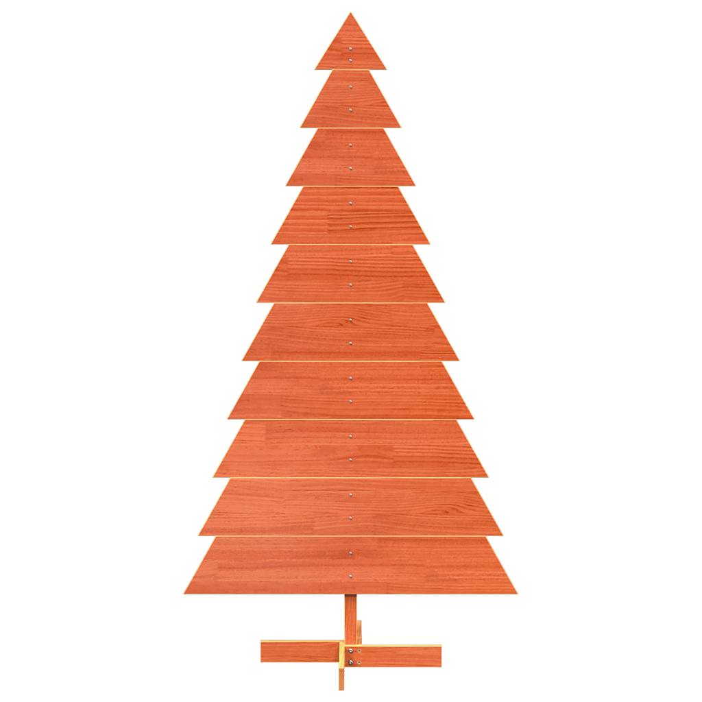 Vidaxl Decorazione natalizia albero di Natale 180 cm Pinna solido marrone
