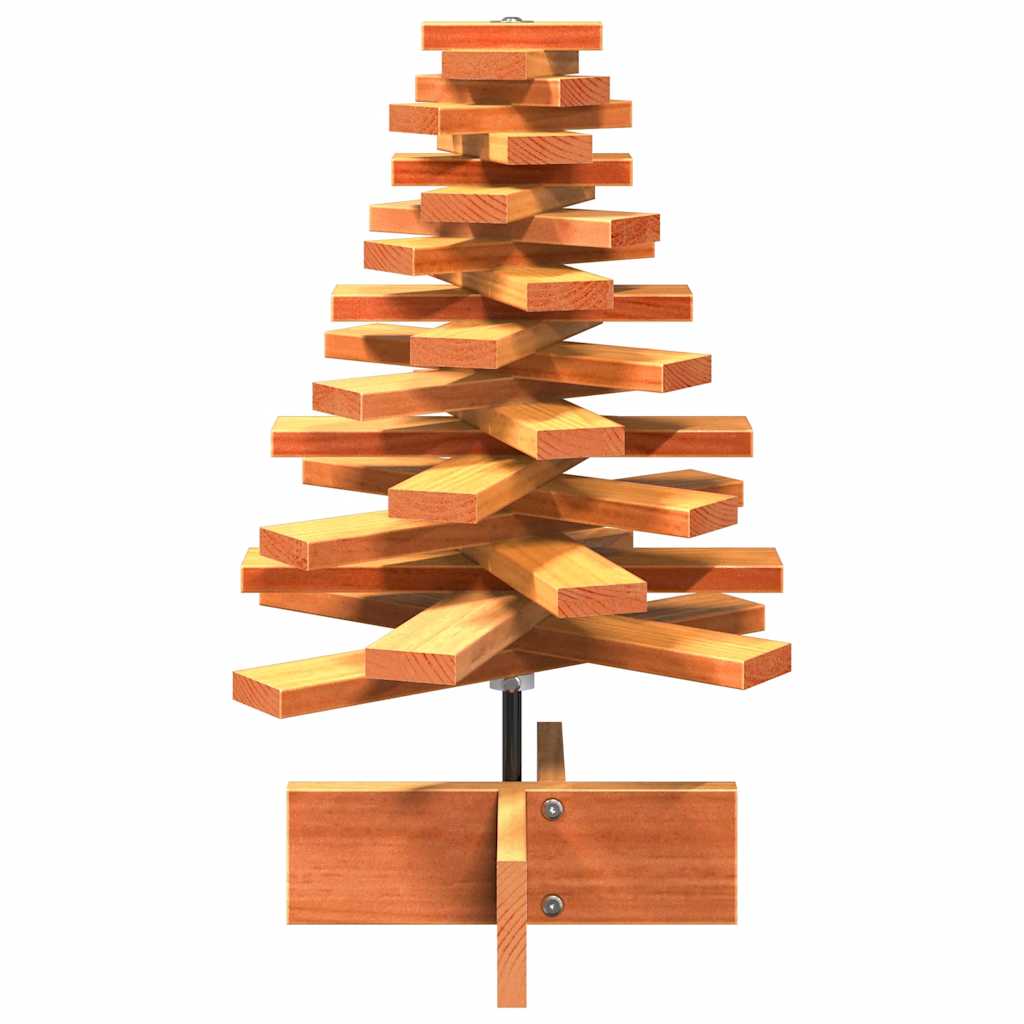 Vidaxl Decorazione natalizia albero di Natale 60 cm Pinna solido marrone
