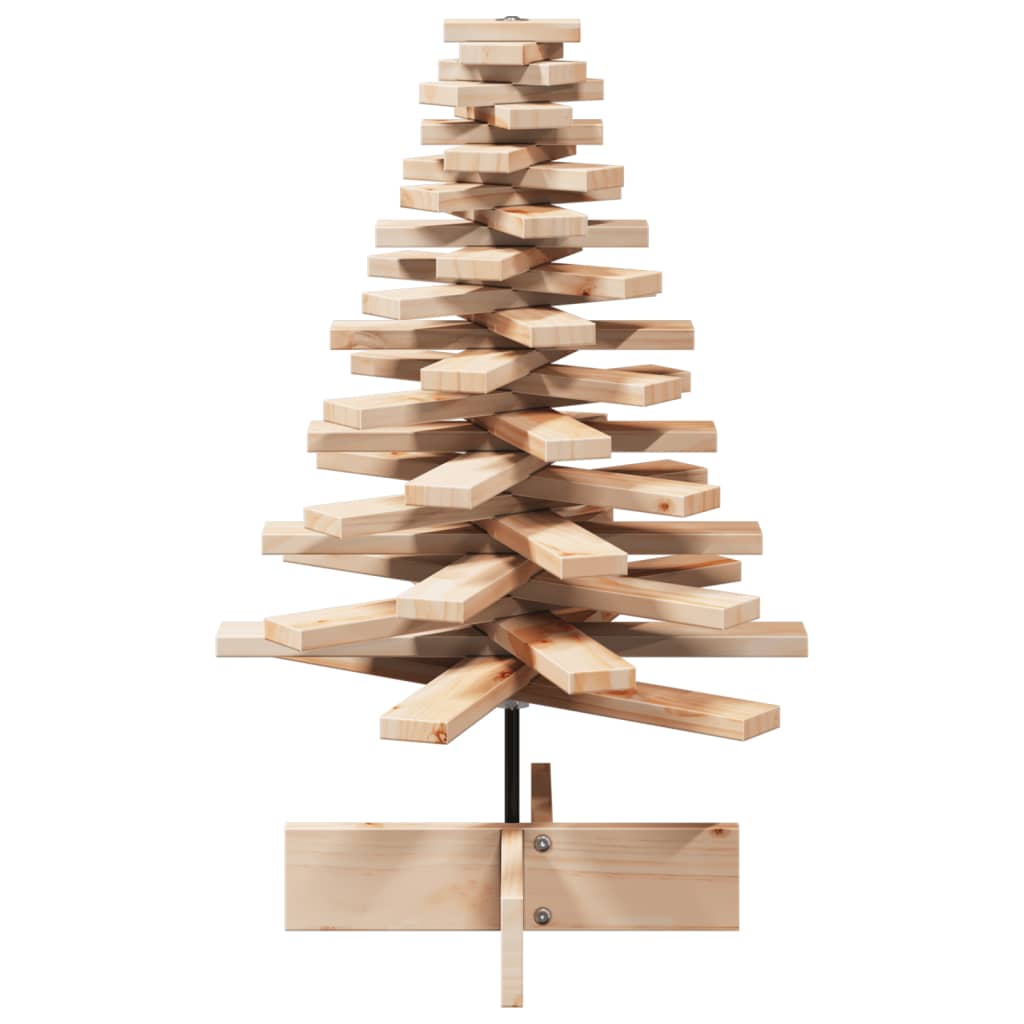 Vidaxx Decorazione natalizia Albero di Natale 80 cm in legno di pino massiccio
