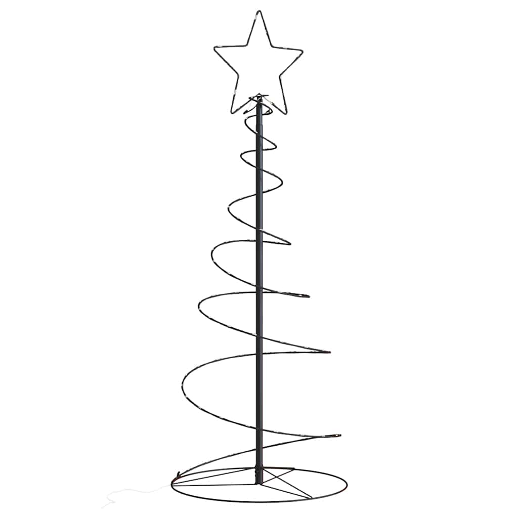 Vidaxl LED Árbol de Navidad 80 LED White White 120 cm