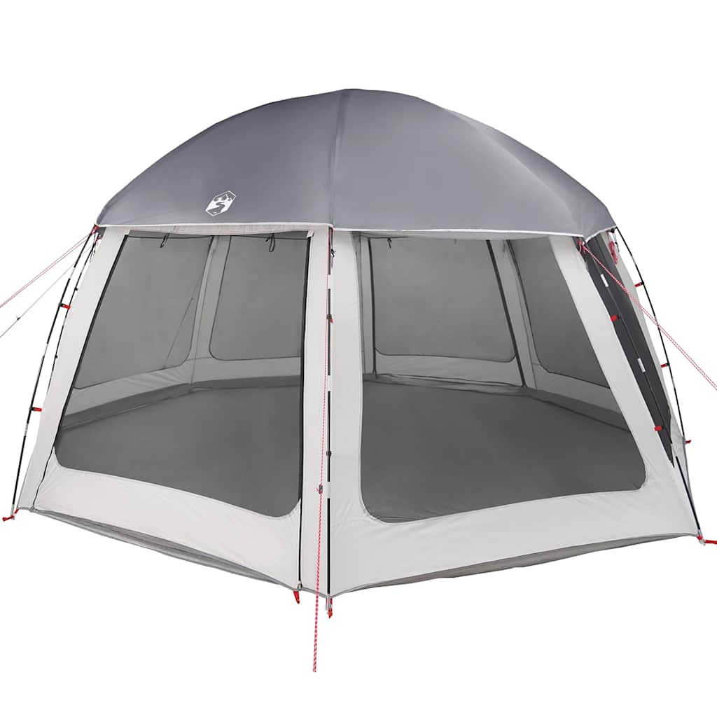 Tienda de campaña para piscina Vidaxx con paredes de malla exterior extraíbles 510x510 cm gris