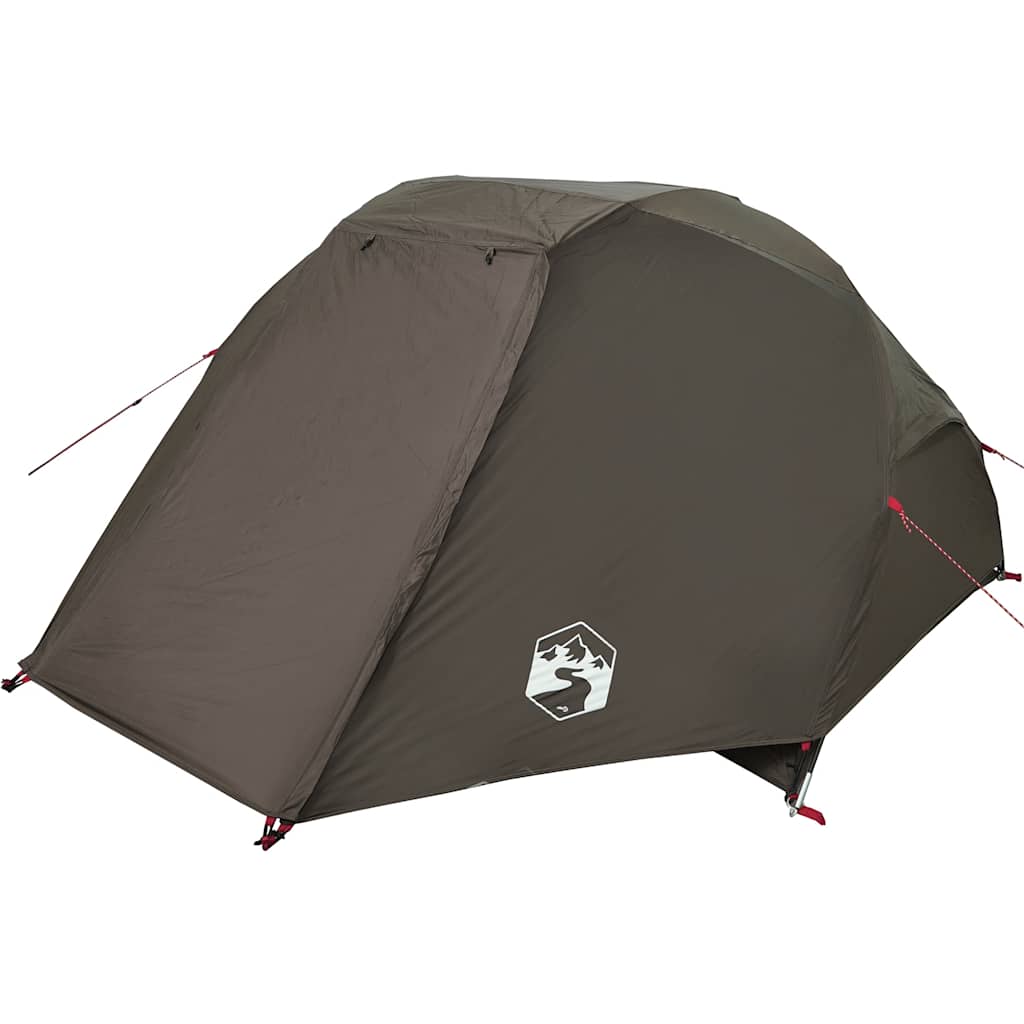 Tenda da pesca VidaXL per 5 persone impermeabile marrone