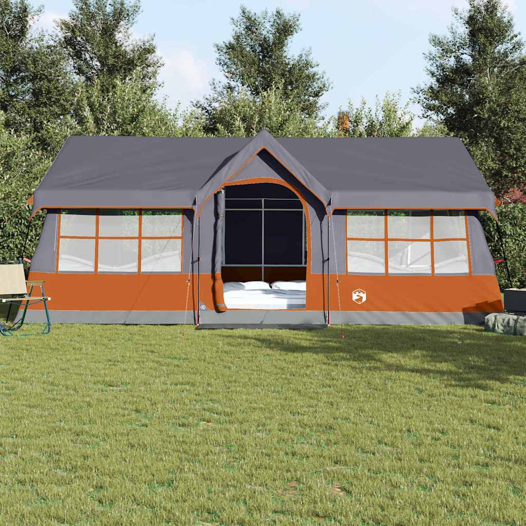 Tienda familiar Vidaxx con techo gris y naranja 622 x 295 x 238 cm