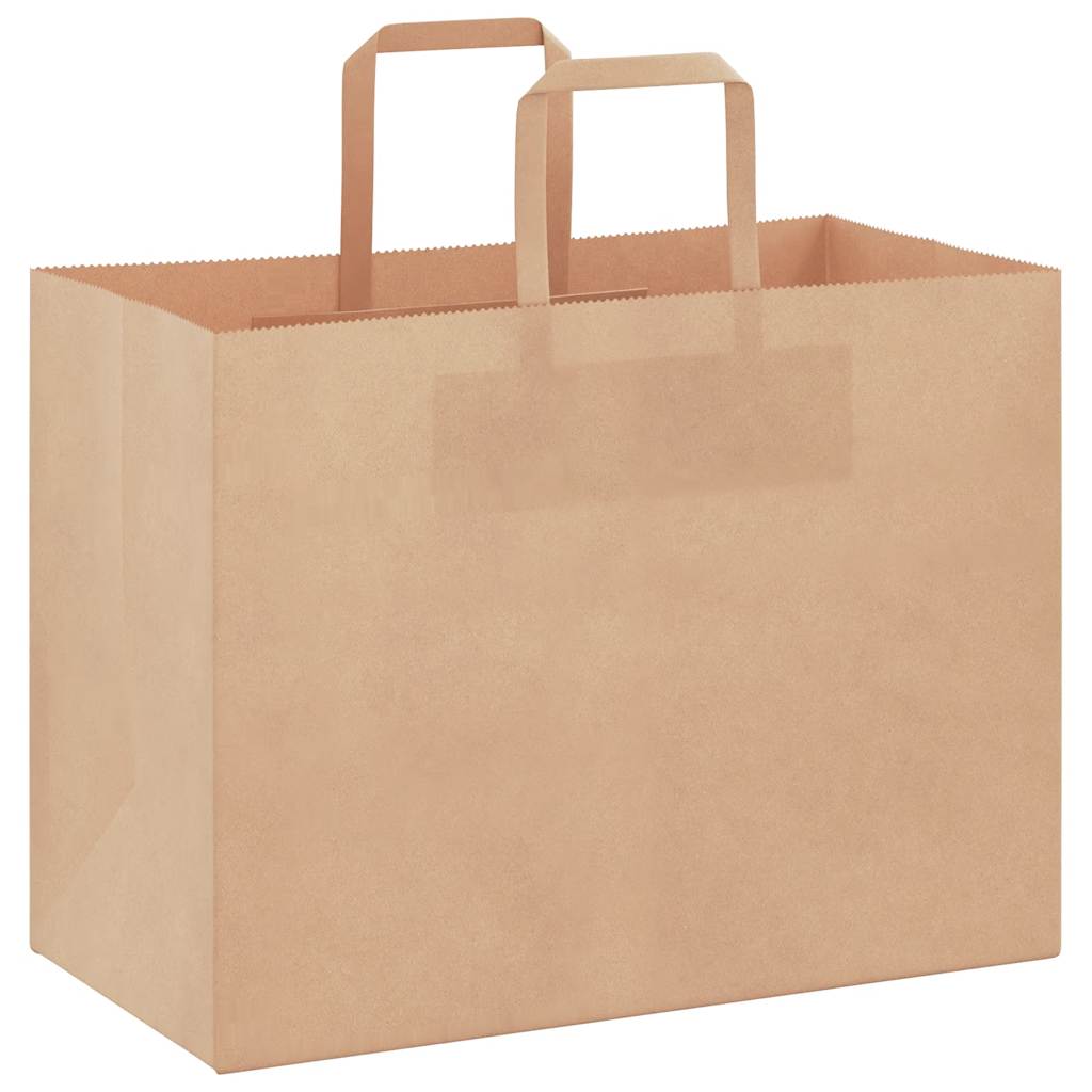 Sacchetti di carta VidaXL 50 pz con manici 32x17x25 cm marrone