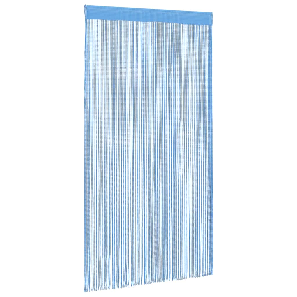 VidaXL cortinas de cordón 2 uds 100x250 cm azul claro
