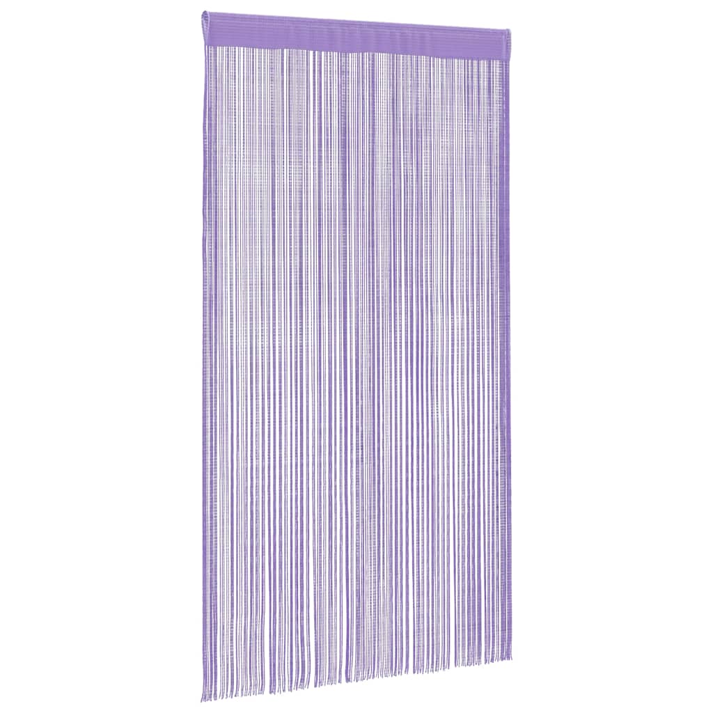 VidaXL cortinas de cordón 2 uds violeta 140x250 cm