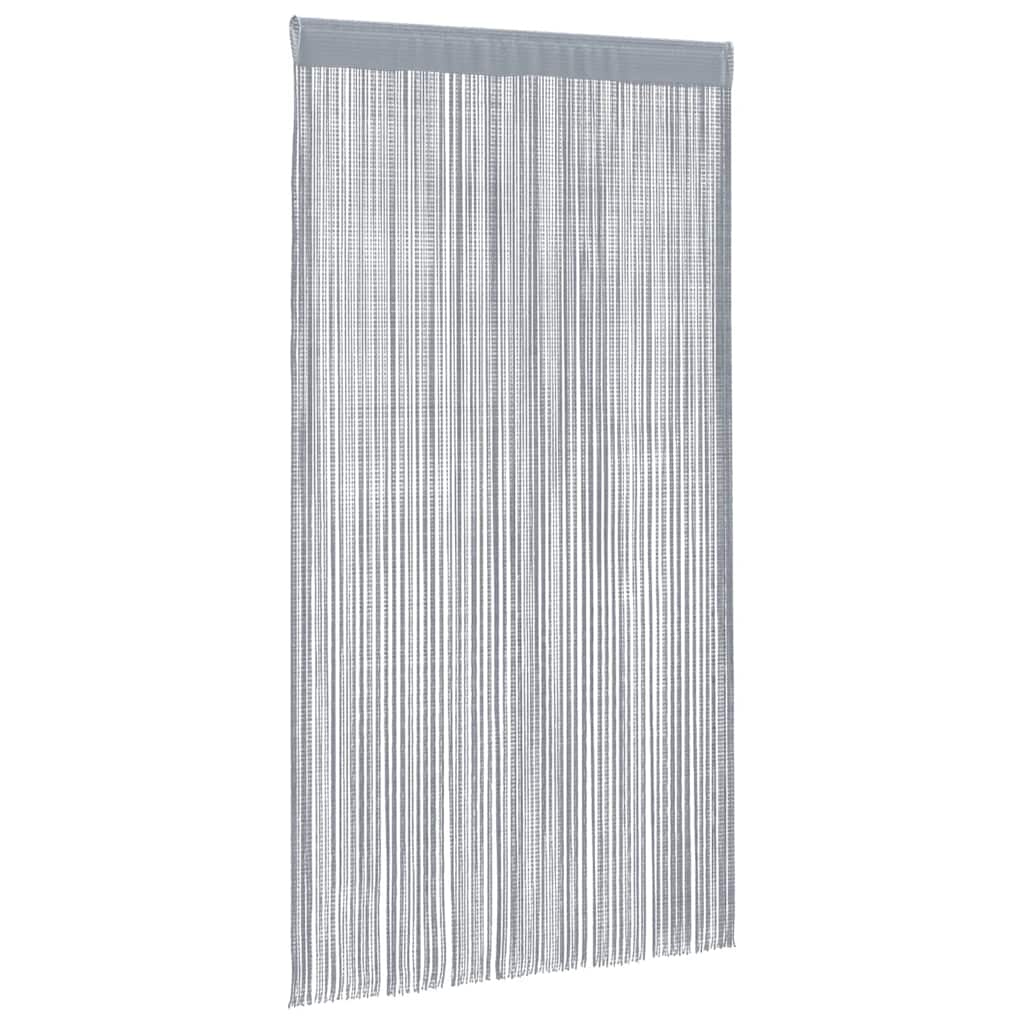 VidaXL cortinas de cordón 2 uds 140x250 cm gris claro