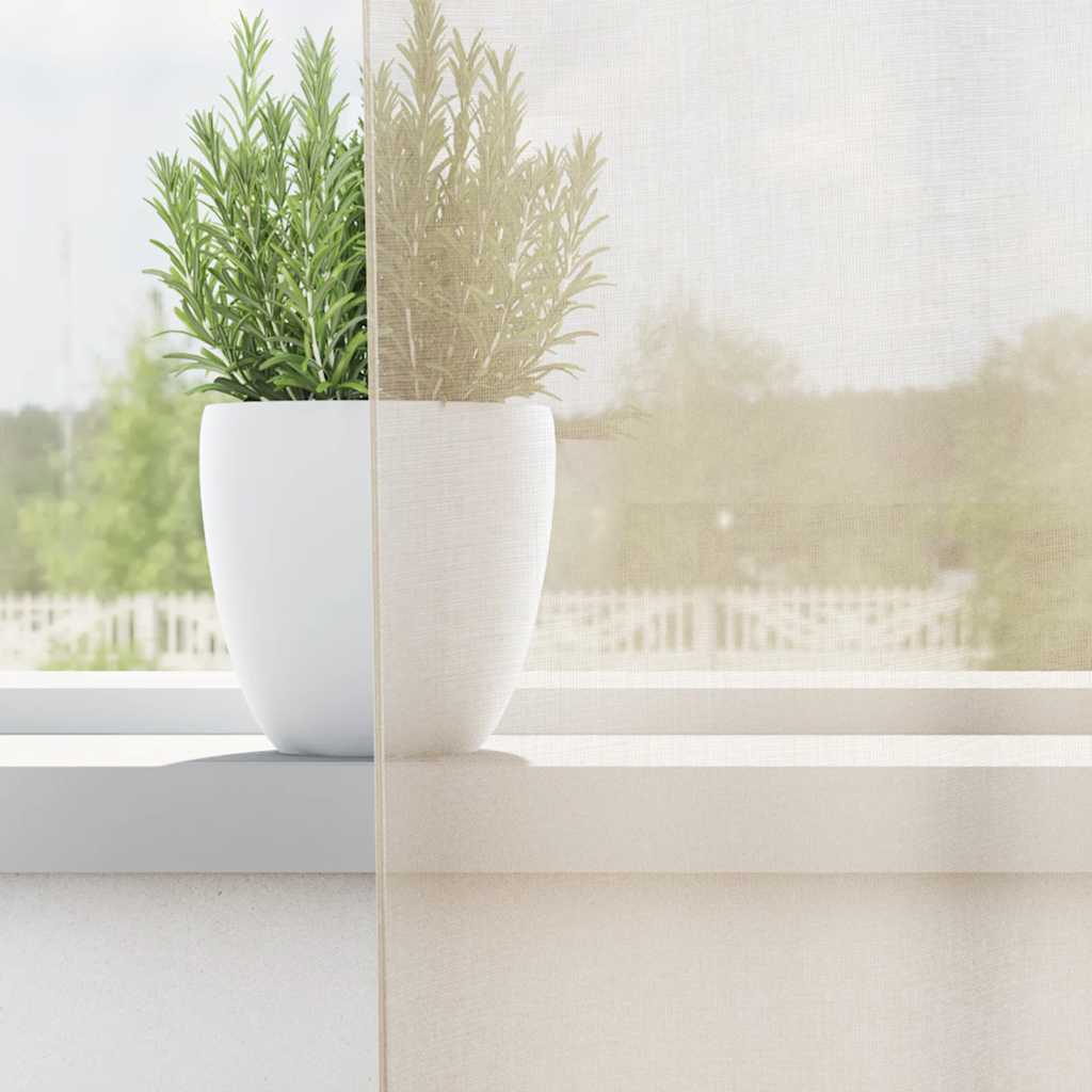 Tende Vidaxx voile con occhielli 2 pz 140x175 cm color crema