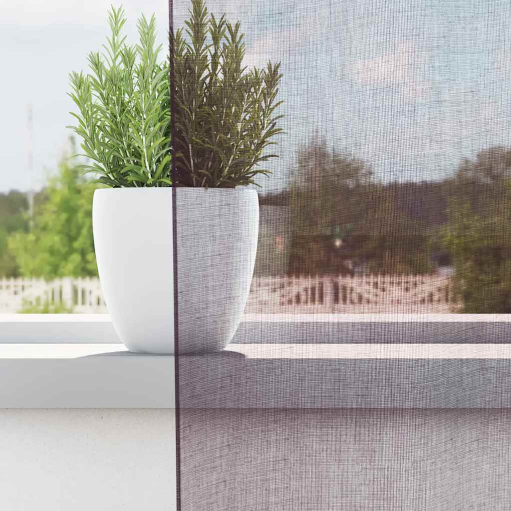Vidaxx tende in voile con occhielli 2 pz viola 140x260 cm