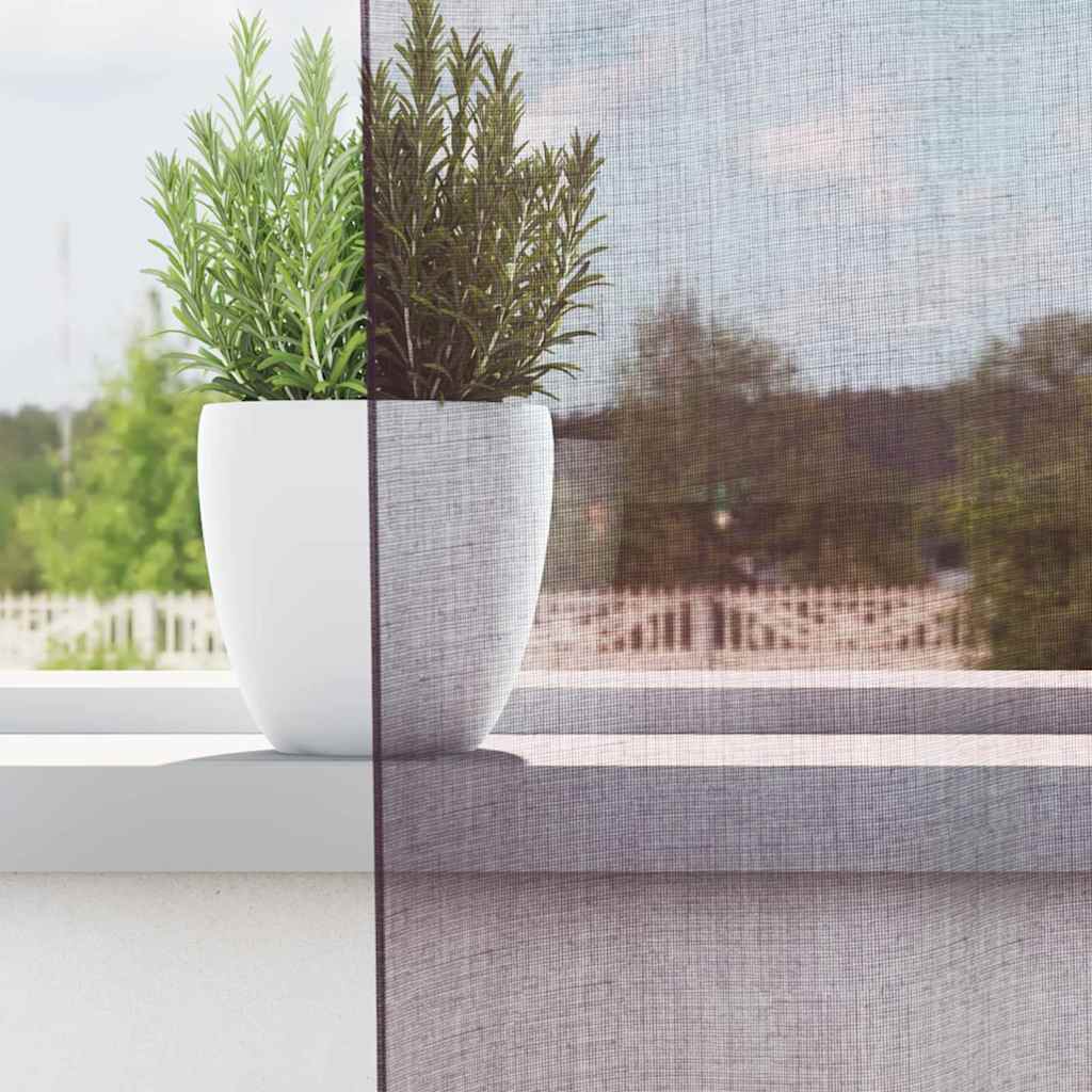 Tende Vidaxx voile con occhielli 2 pz 140x300 cm viola