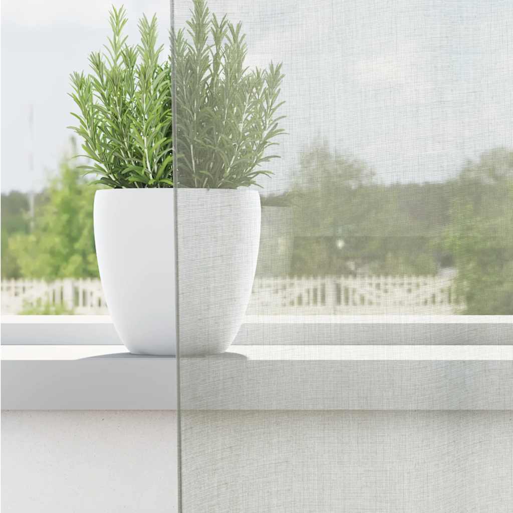Tende Vidaxx voile con occhielli 2 pz 140x245 cm grigio chiaro