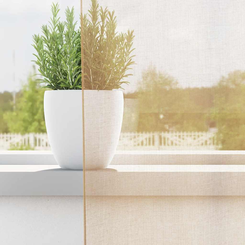 Vidaxl tende voile con tasche per aste 2 pz sabbia