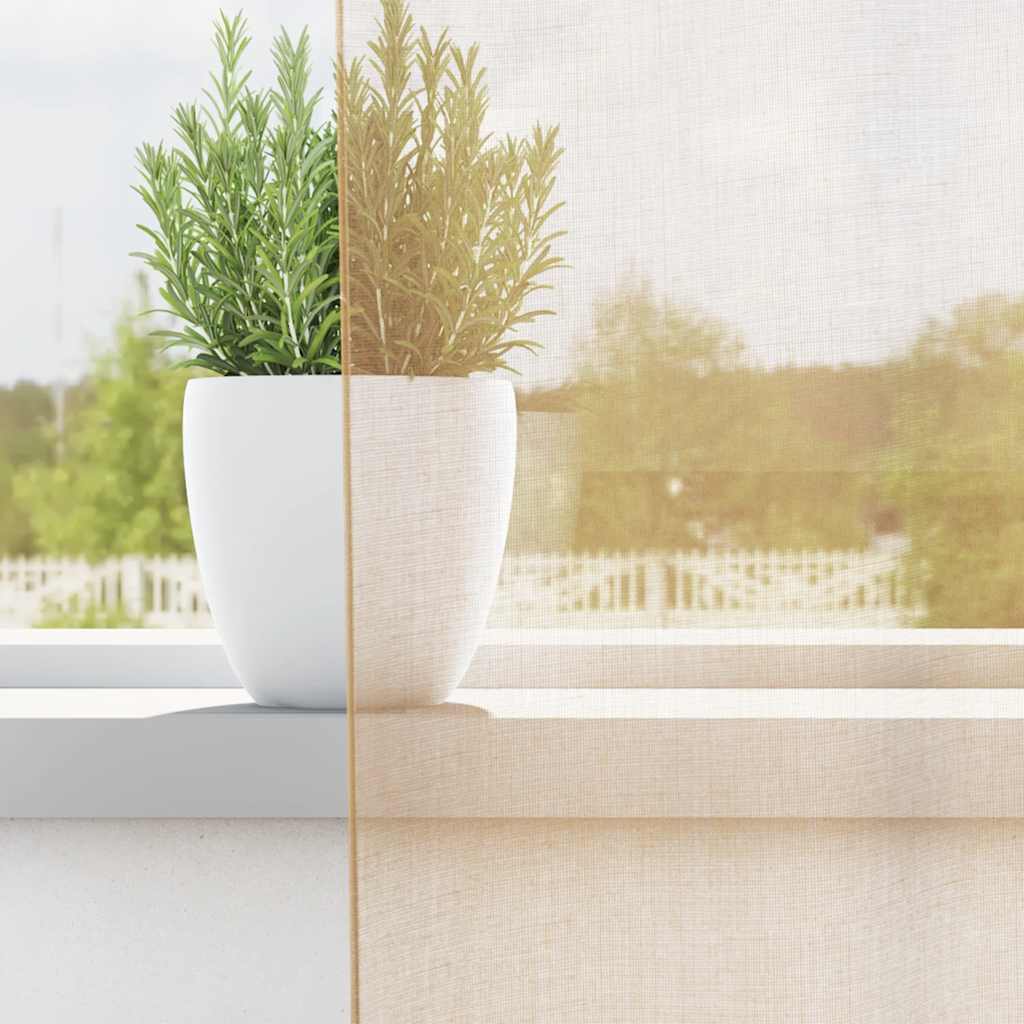 Vidaxl tende voile con tasche per aste 2 pz sabbia