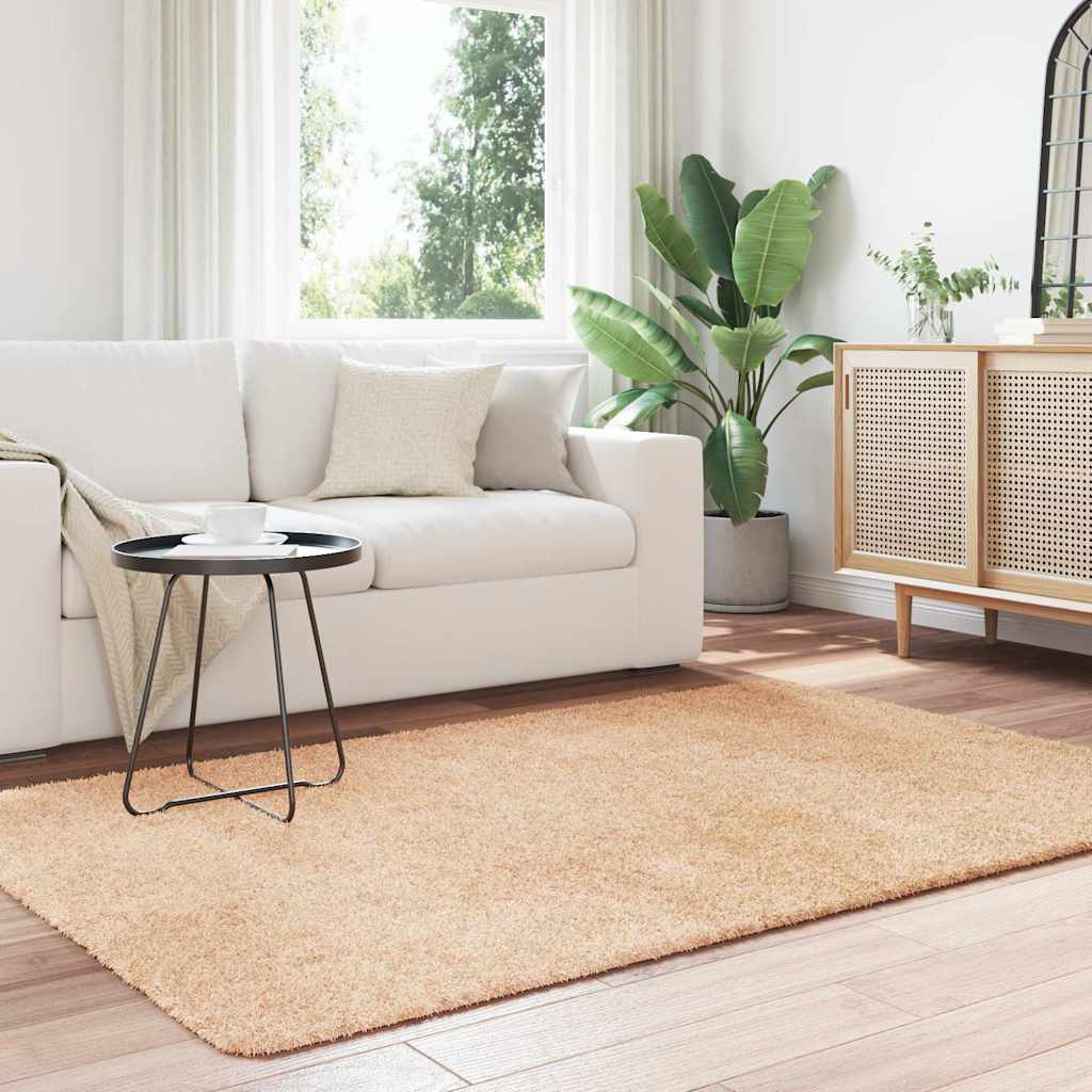 Vidaxx tappeto a pelo lungo navarra 130x200 cm poliestere beige
