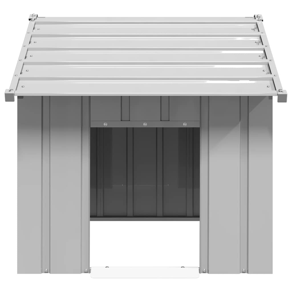 Vidaxl Loft con techo 83x130x85 cm de acero galvanizado
