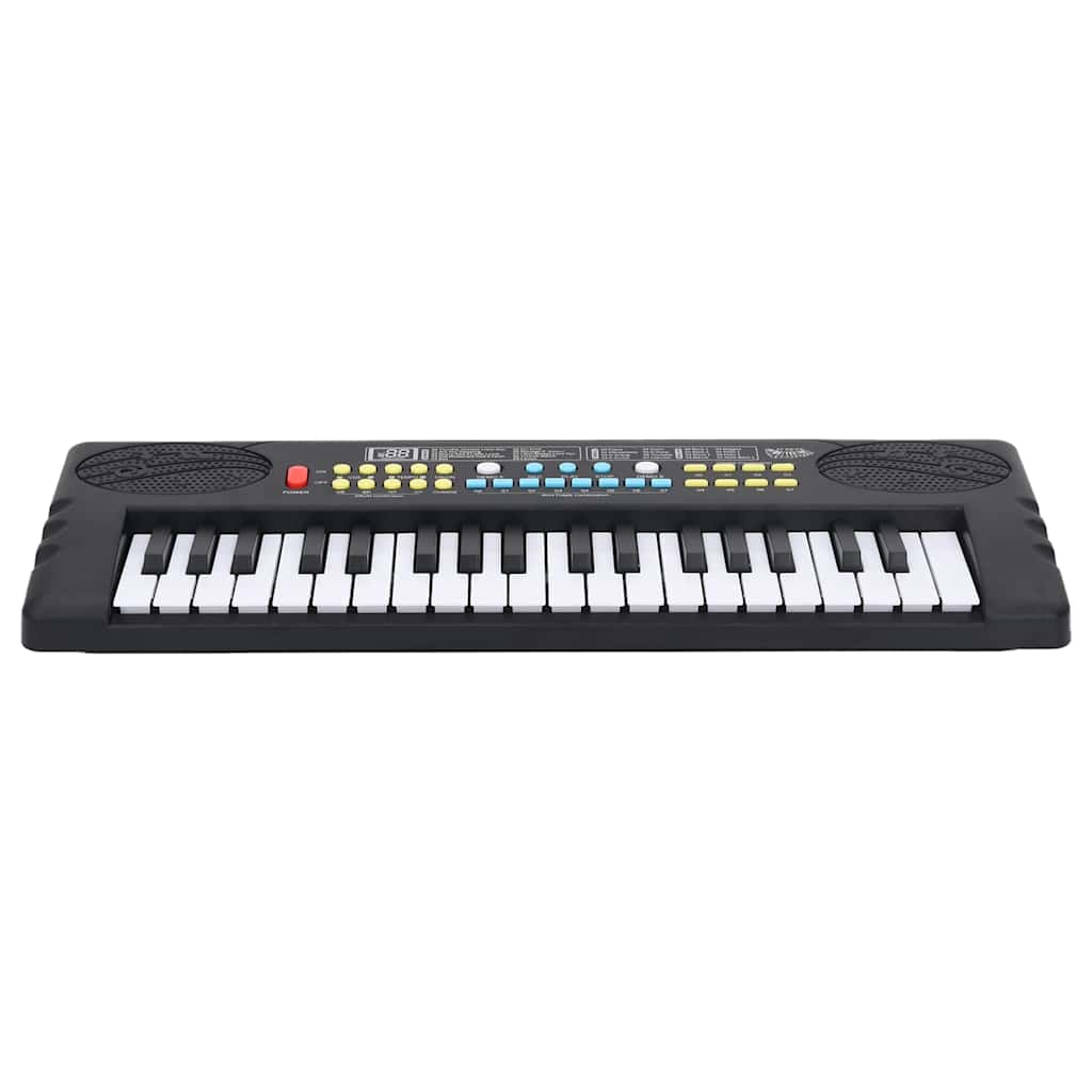 Teclado eléctrico de piano Vidaxl con 37 teclas y micrófono