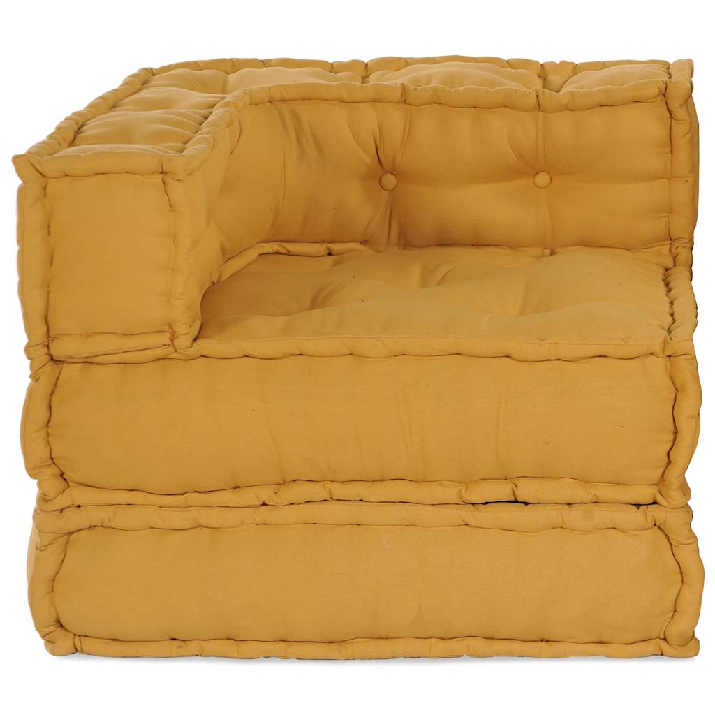 Vidaxx sofá modular 70x70x54 tela amarillo