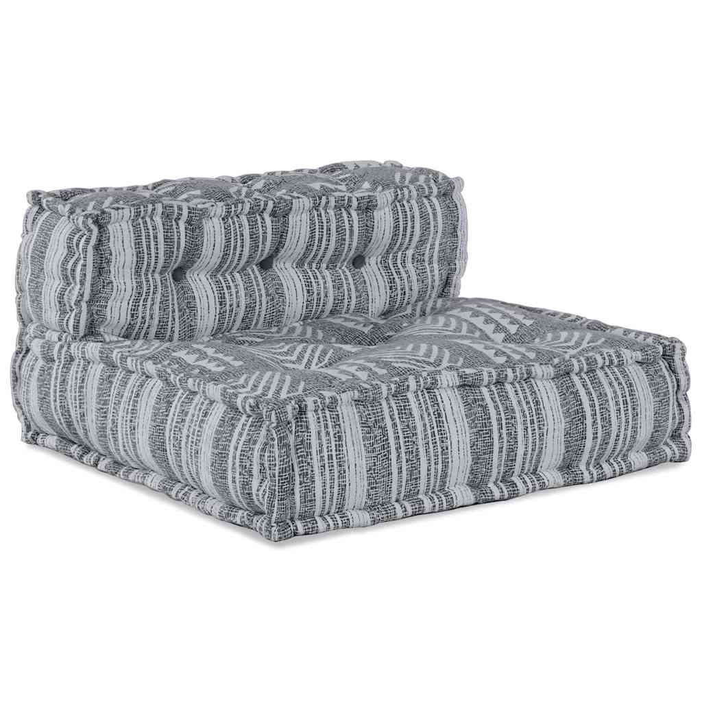 VidaXL sofá modular estampado gris 70 x 70 x 56 cm tela