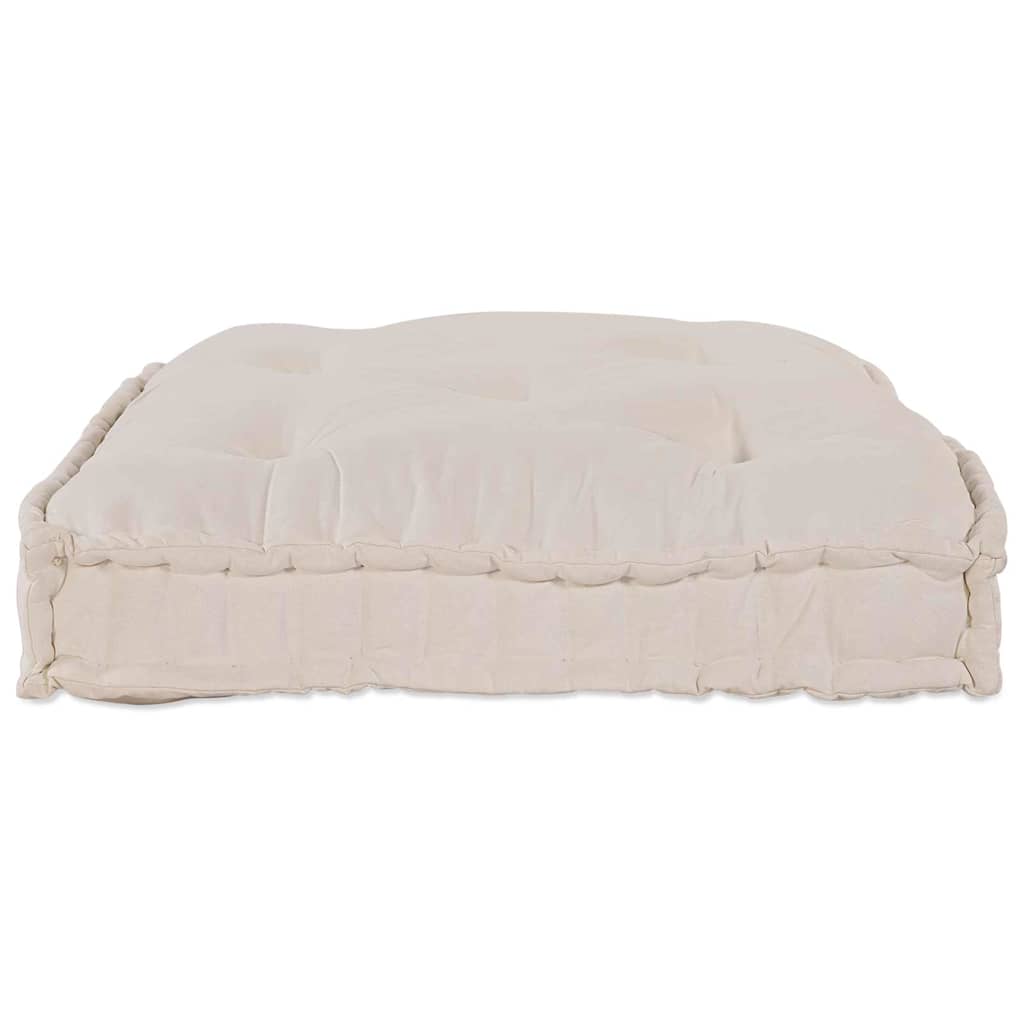 VidaXL sofá modular crema 120 x 80 x 12 cm tela
