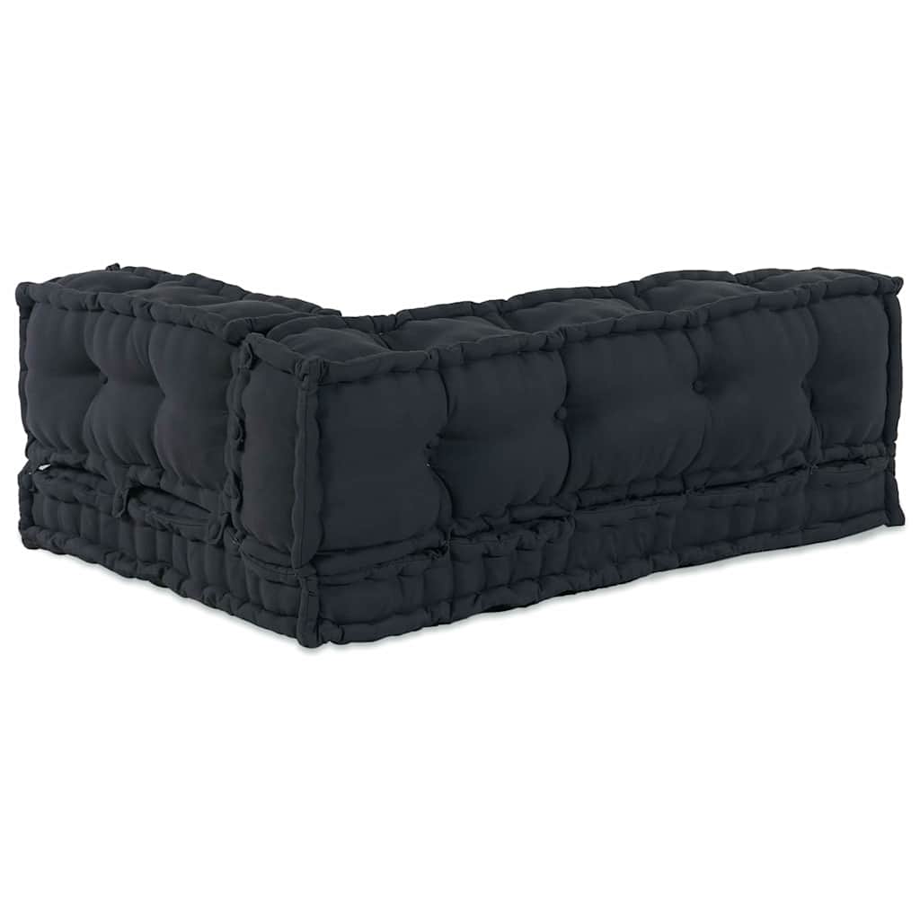 Divano componibile Vidaxl 3 pz tessuto antracite 120 x 80 x 38 cm