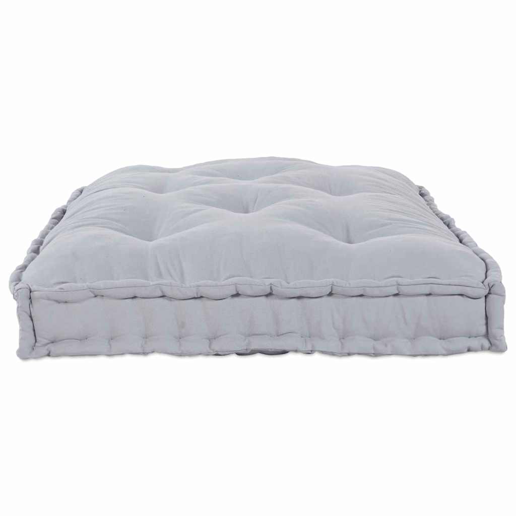 Divano modulare Vidaxx tessuto grigio 120 x 80 x 12 cm