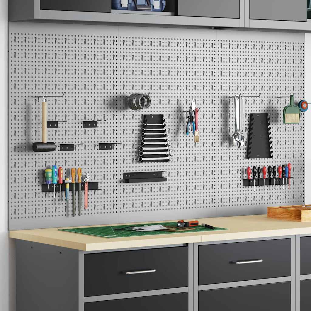 Pannello da parete Vidaxx Tools 3 pezzi grigio 150 x 1 x 80 cm