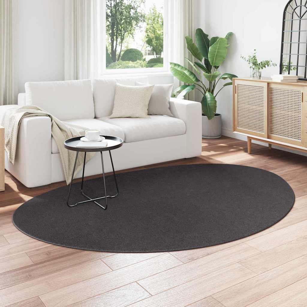 Vidaxl vloerkleden huarte antraciet 160 x 230 cm polyester