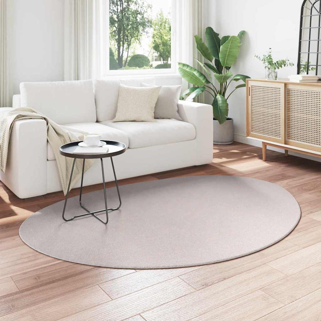 Vidaxl vloerkleden huarte zand 140 x 200 cm polyester