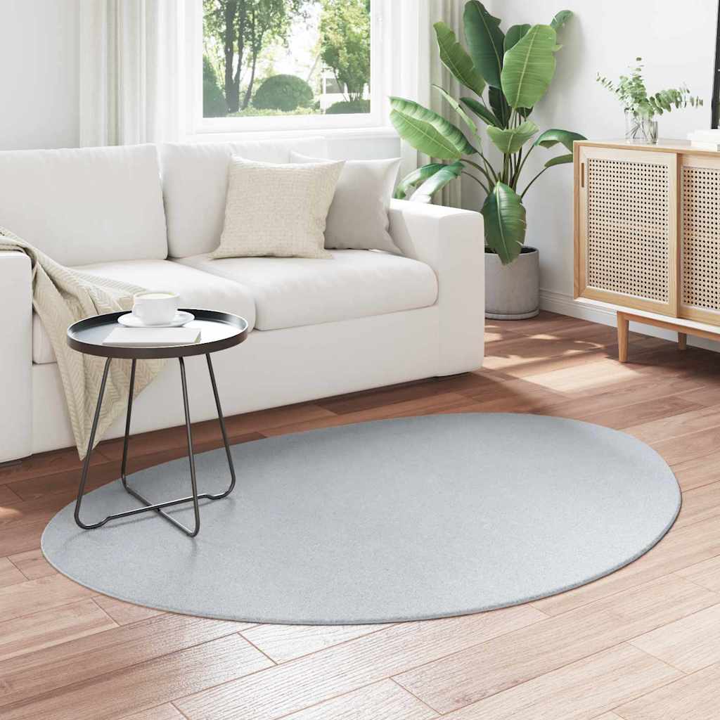 Vidaxl vloerkleden huarte grijs 120 x 170 cm polyester