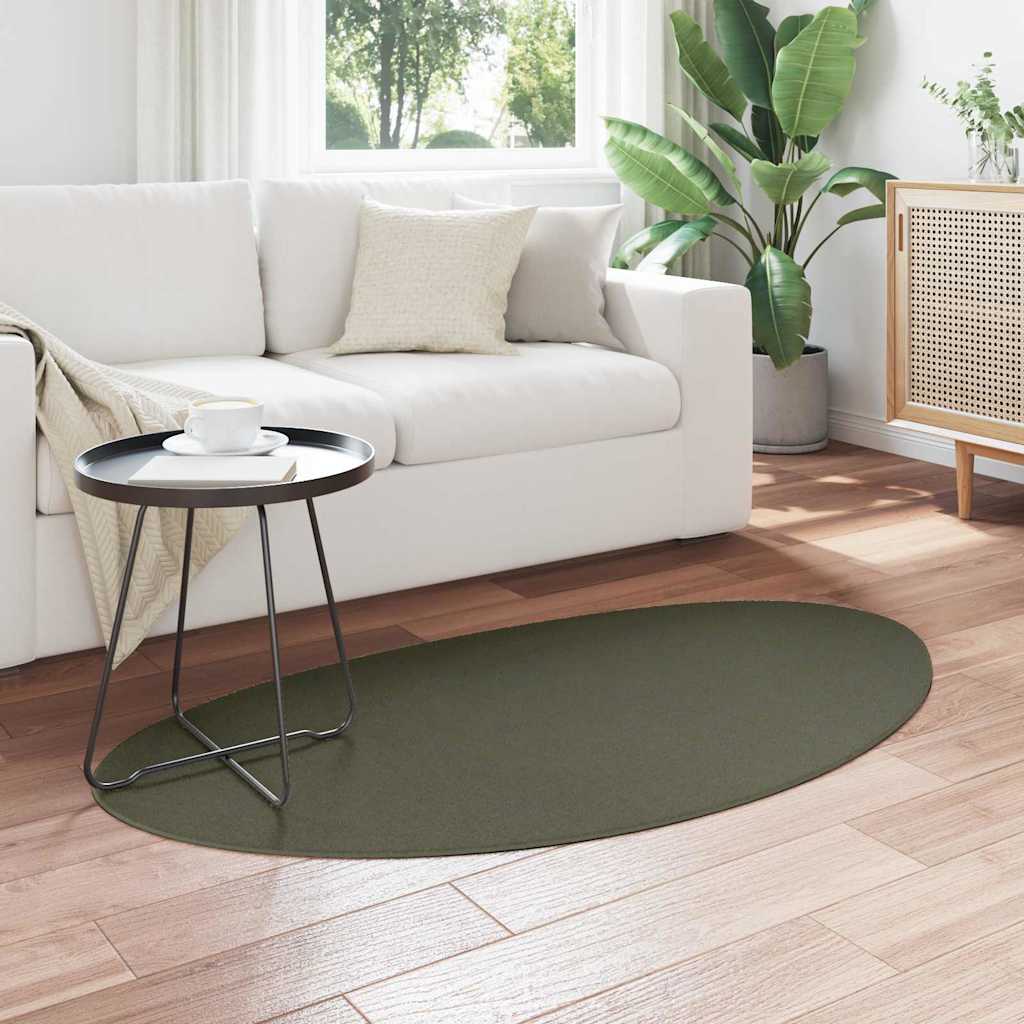 VidaXL alfombras huarte verde bosque 80 x 150 cm poliéster